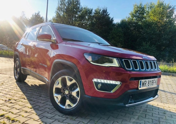 Jeep Compass cena 79000 przebieg: 71500, rok produkcji 2018 z Radom małe 781